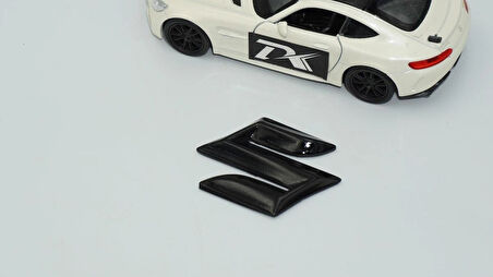 DK Tuning Suzuki Direksiyon 3M 3D Siyah ABS Logo Amblem