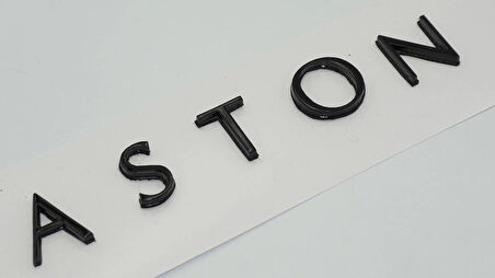 DK Tuning Aston Martin Bagaj 3M 3D Siyah Yazı Logo Amblem