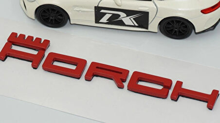 DK Tuning A8 D5 Horch Bagaj Kırmızı 3M Yazı Logo Audi İle Uyumlu