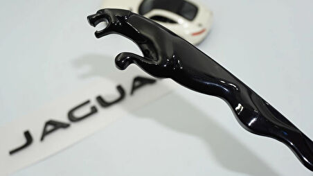 DK Tuning Jaguar Panter Siyah ABS Bagaj Yazı Logo Oem Ürün