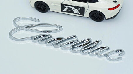 DK Tuning Cadillac Krom Metal Bagaj 3M 3D Logo Amblem