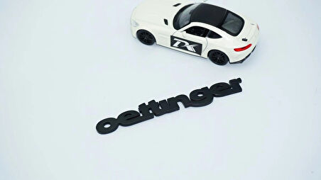DK Tuning Oettinger Bagaj Siyah ABS 3M 3D Yazı Logo