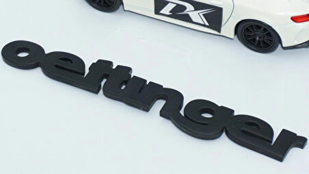DK Tuning Oettinger Bagaj Siyah ABS 3M 3D Yazı Logo