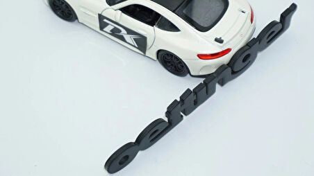 DK Tuning Oettinger Bagaj Siyah ABS 3M 3D Yazı Logo