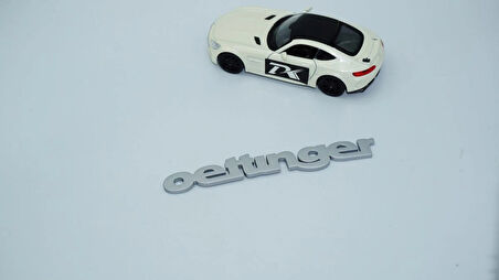 DK Tuning Oettinger Bagaj Gri ABS 3M 3D Yazı Logo