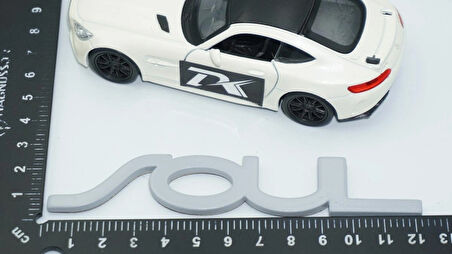 DK Tuning Soul Bagaj Gri ABS 3M 3D Yazı Logo Kia İle Uyumlu