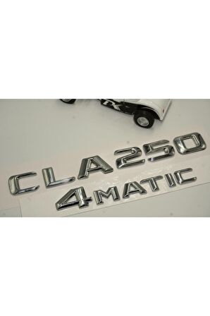 Benz Cla 250 4matic Bagaj Krom Metal 3m 3d Yazı Logo