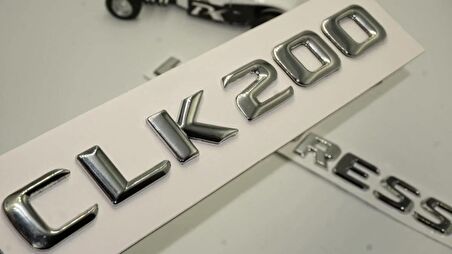 DK Tuning Benz CLK 200 Kompressor Bagaj Krom Metal 3M 3D Yazı Logo