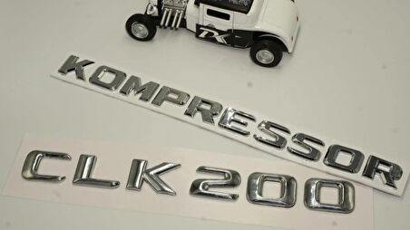 DK Tuning Benz CLK 200 Kompressor Bagaj Krom Metal 3M 3D Yazı Logo