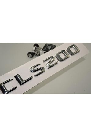 Benz Cls 200 Bagaj Krom Metal 3m 3d Yazı Logo