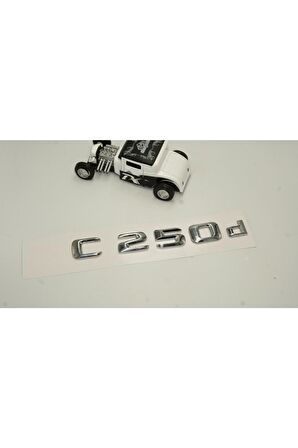 C 250d Bagaj Krom Metal 3m 3d Yazı Logo