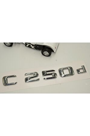 C 250d Bagaj Krom Metal 3m 3d Yazı Logo