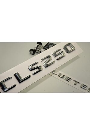 Benz Cls 250 Bluetec Bagaj Krom Metal 3m 3d Yazı Logo