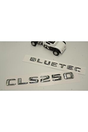 Benz Cls 250 Bluetec Bagaj Krom Metal 3m 3d Yazı Logo