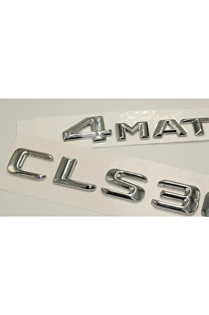 Benz Cls 300d 4matic Bagaj Krom Metal 3m 3d Yazı Logo