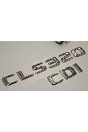 Benz Cls 320 Cdi Bagaj Krom Metal 3m 3d Yazı Logo