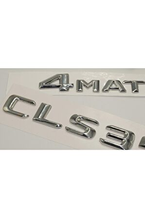 Benz Cls 350d 4matic Bagaj Krom Metal 3m 3d Yazı Logo
