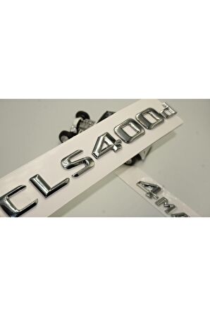 Benz Cls 400d 4matic Bagaj Krom Metal 3m 3d Yazı Logo