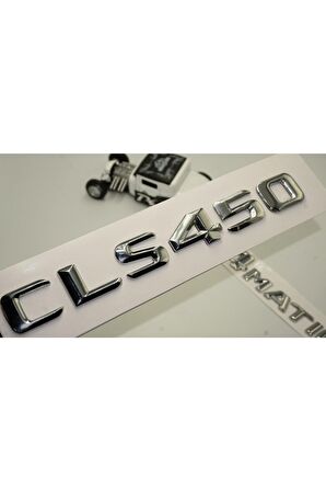 Benz Cls 450 4matic Bagaj Krom Metal 3m 3d Yazı Logo