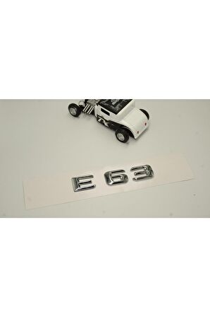 Benz E63 Bagaj Krom Metal 3m 3d Yazı Logo