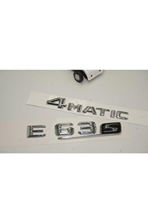 Benz E 63s 4matic Bagaj Krom Metal 3m 3d Yazı Logo