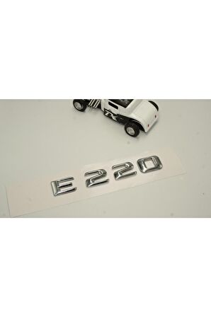 Benz E220 Bagaj Krom Metal 3m 3d Yazı Logo