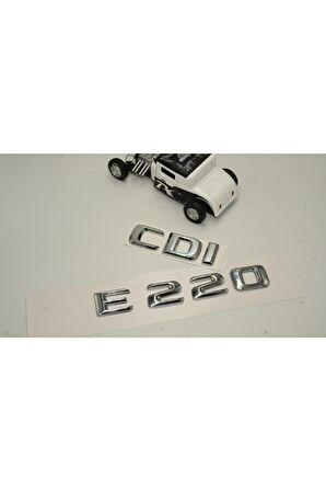 Benz E 220 Cdi Bagaj Krom Metal 3m 3d Yazı Logo