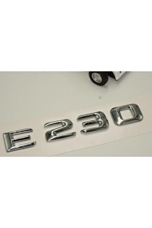 Benz E230 Bagaj Krom Metal 3m 3d Yazı Logo