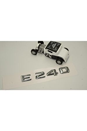 Benz E240 Bagaj Krom Metal 3m 3d Yazı Logo