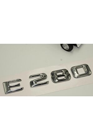 Benz E280 Bagaj Krom Metal 3m 3d Yazı Logo