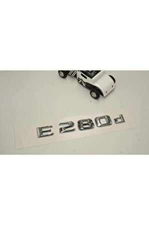 Benz E 280d Bagaj Krom Metal 3m 3d Yazı Logo