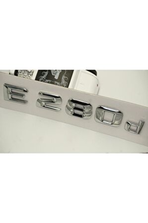 Benz E 280d Bagaj Krom Metal 3m 3d Yazı Logo