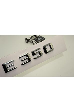 Benz E350 Bagaj Krom Metal 3m 3d Yazı Logo