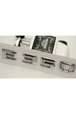 Benz E350 Bagaj Krom Metal 3m 3d Yazı Logo