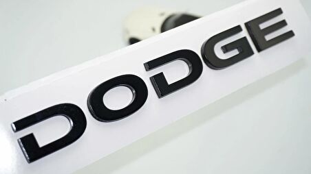 DK Tuning Dodge Bagaj Siyah ABS 3M 3D Yazı Logo Amblem