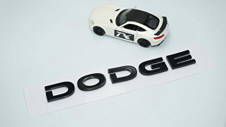 DK Tuning Dodge Bagaj Siyah ABS 3M 3D Yazı Logo Amblem