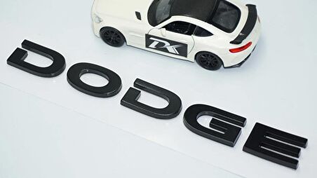 DK Tuning Dodge Bagaj Siyah ABS 3M 3D Yazı Logo Amblem