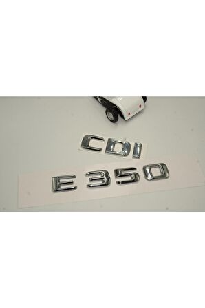 Benz E 350 Cdi Bagaj Krom Metal 3m 3d Yazı Logo