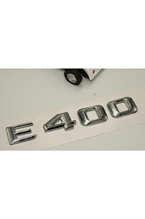 Benz E400 Bagaj Krom Metal 3m 3d Yazı Logo