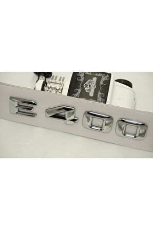 Benz E400 Bagaj Krom Metal 3m 3d Yazı Logo