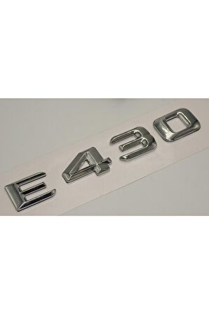 Benz E430 Bagaj Krom Metal 3m 3d Yazı Logo