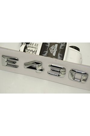 Benz E430 Bagaj Krom Metal 3m 3d Yazı Logo