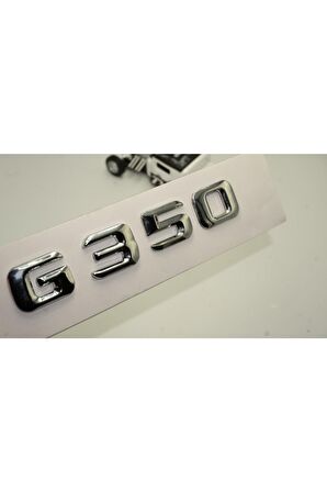 Benz G350 Bagaj Krom Metal 3m 3d Yazı Logo