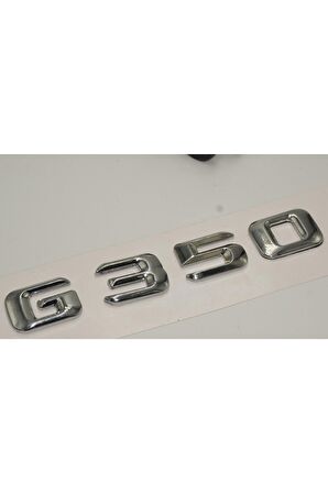 Benz G350 Bagaj Krom Metal 3m 3d Yazı Logo