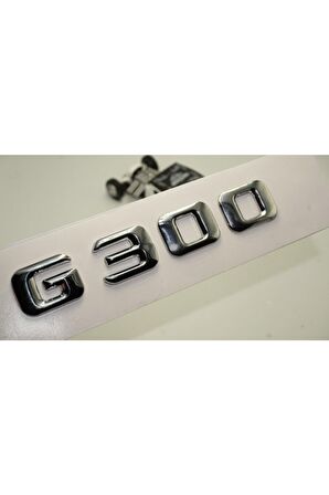 Benz G300 Bagaj Krom Metal 3m 3d Yazı Logo