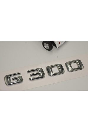 Benz G300 Bagaj Krom Metal 3m 3d Yazı Logo