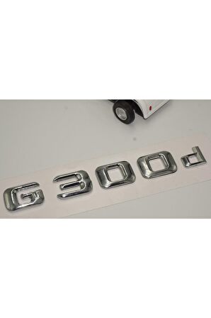 Benz G 300d Bagaj Krom Metal 3m 3d Yazı Logo