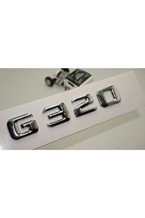 Benz G320 Bagaj Krom Metal 3m 3d Yazı Logo