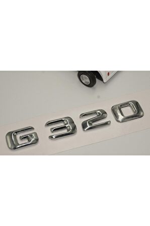 Benz G320 Bagaj Krom Metal 3m 3d Yazı Logo