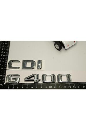 Benz G 400 Cdi Bagaj Krom Metal 3m 3d Yazı Logo